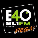 logo radio estacion 40 en vivo 91 1 fm online asuncion paraguay