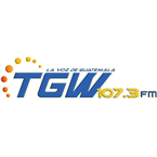 logo radio tgw 107 3 fm en vivo online guatemala